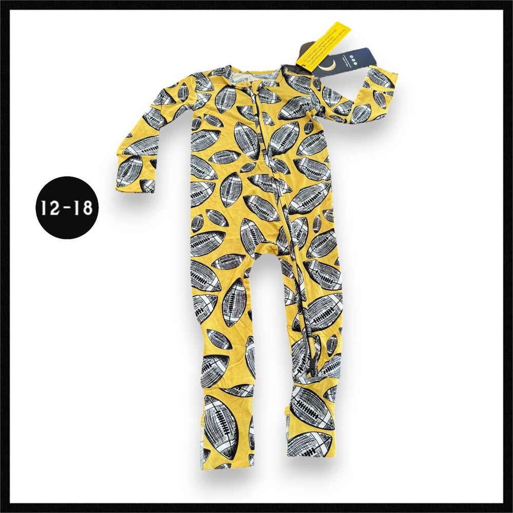 Dreamiere Hit the Sack Bamboo Convertible Footie/Zippy 12-18 Months NWT